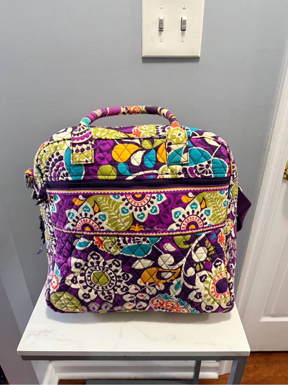 Vera Bradley Quilted Multi-Color Patterned Women’s Tote duffle Bag